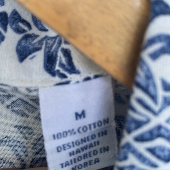 Reyn Spooner Joe Kealoha Pineapple Hawaiian Shirt Blue M - Picture 5 of 7